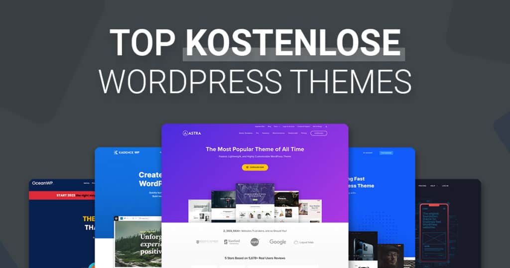 Top kostenlose Wordpress Themes - wpkompass.com